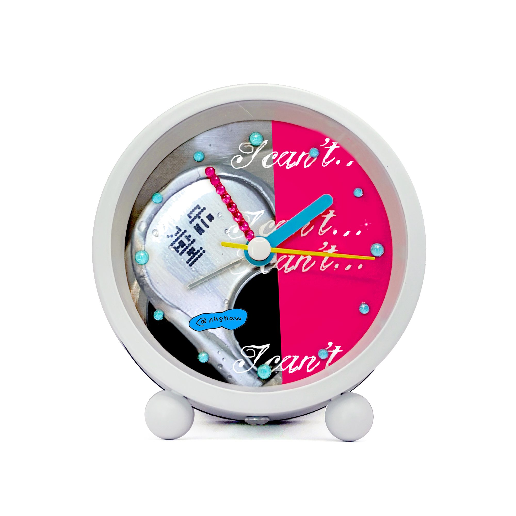 NUSNAW NEXT TIME MINI CLOCK 너스나우 다음기회에 미니 탁상시계