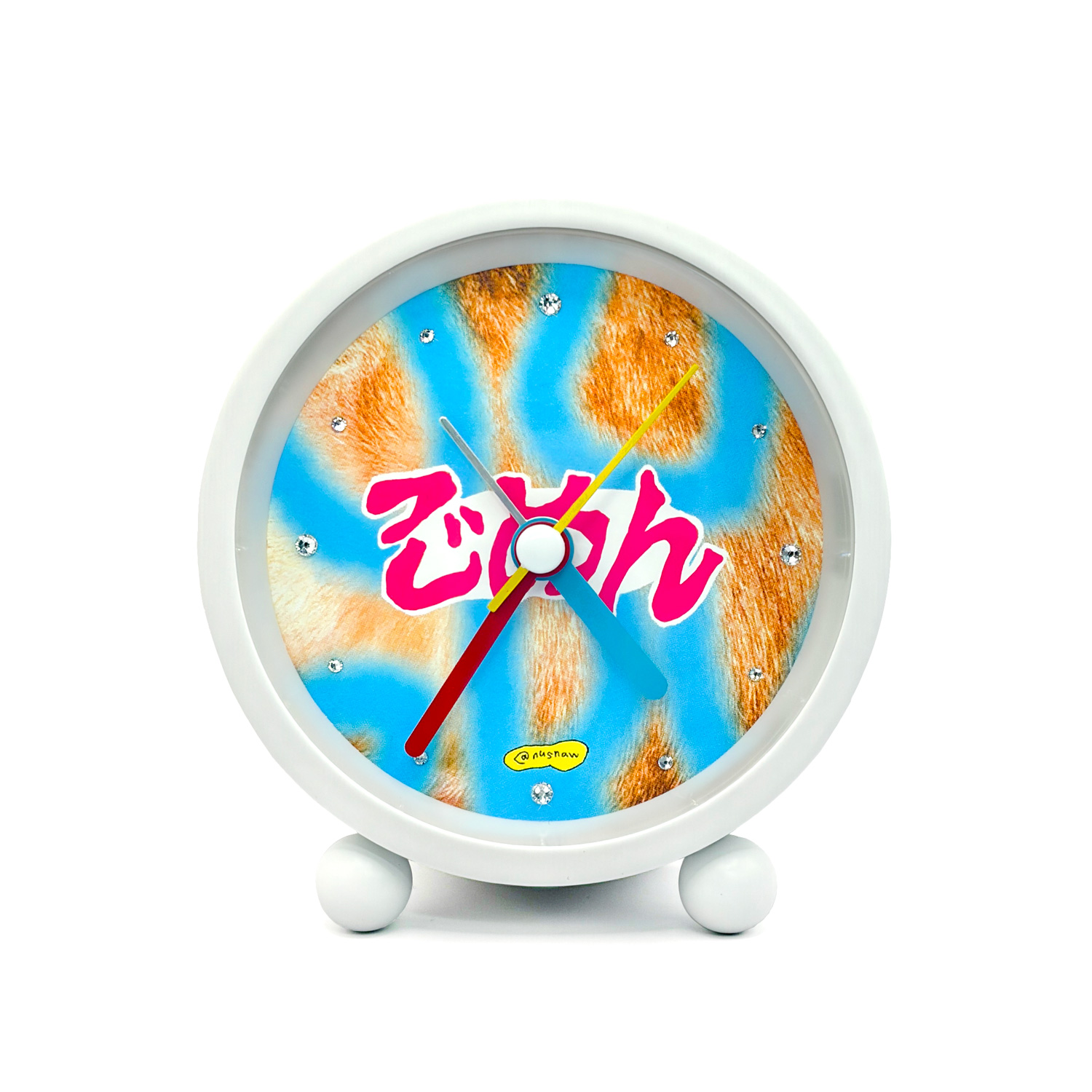 NUSNAW GOMEN MINI CLOCK 너스나우 고멘 고양이 미니 탁상시계