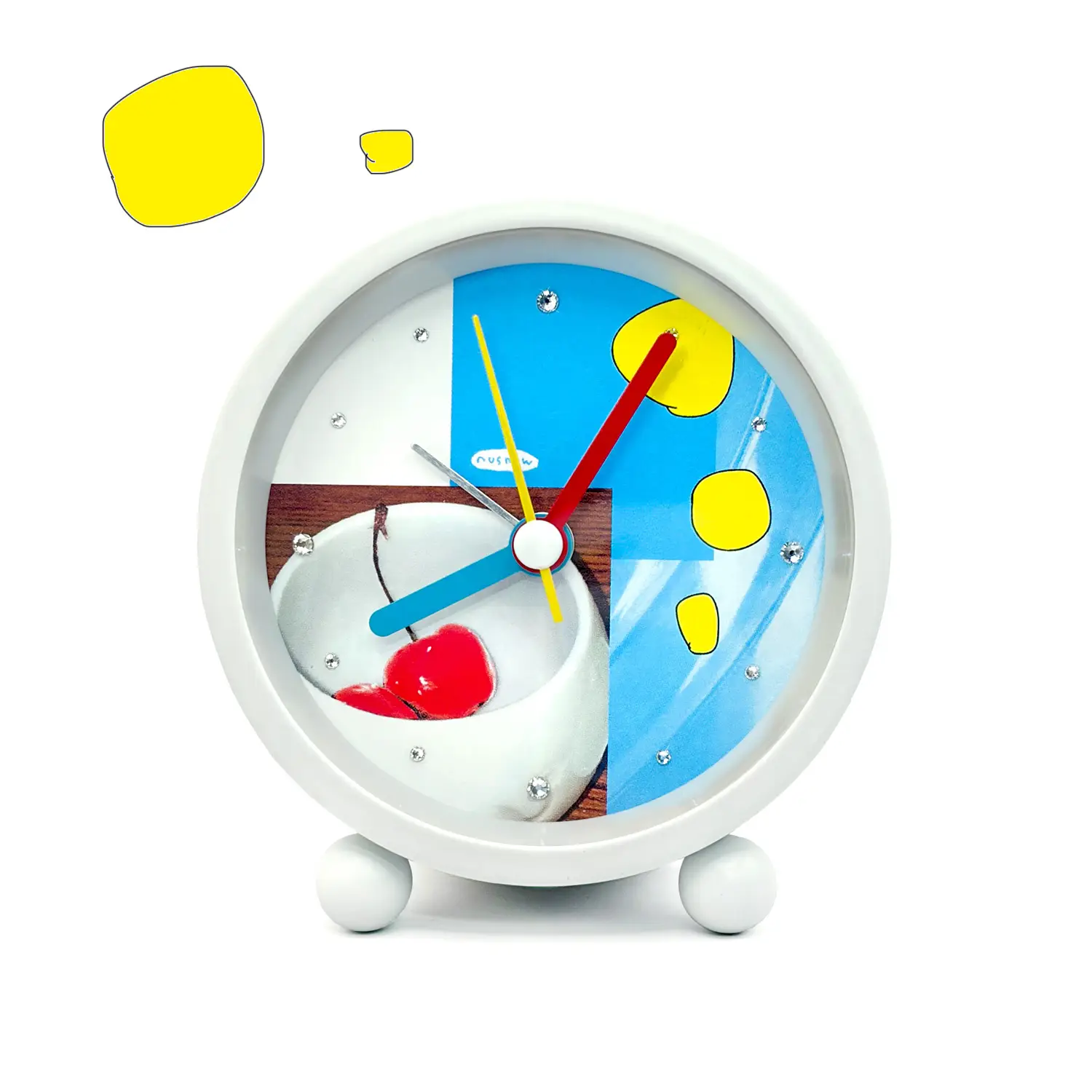 NUSNAW CHERRY MINI CLOCK 너스나우 체리 미니 탁상시계