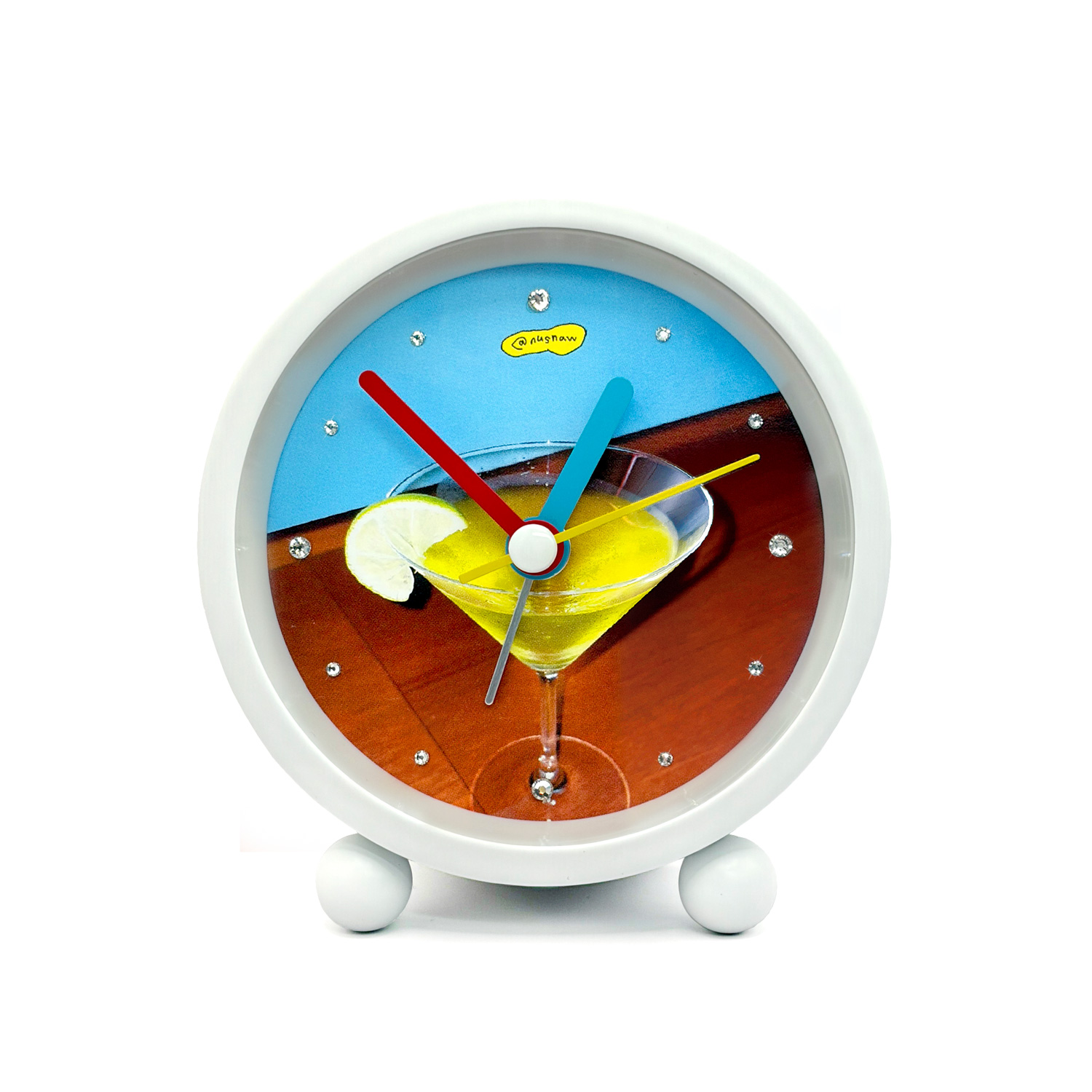 NUSNAW DAIQUIRI MINI CLOCK 너스나우 다이퀴리 미니 탁상시계 ..취한다..