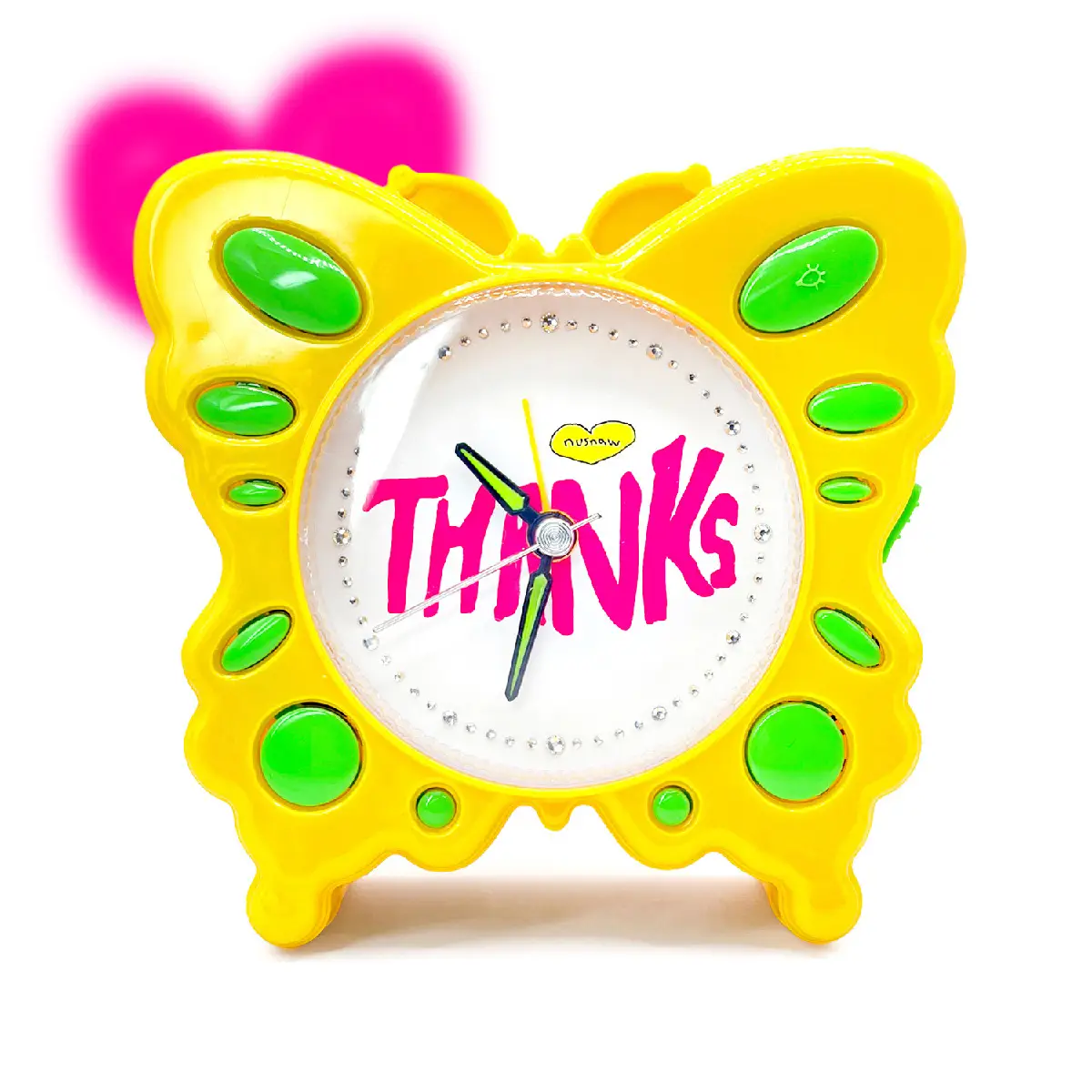 NUSNAW BUTTERFLY CLOCK 너스나우 나비 시계 (YELLOW)