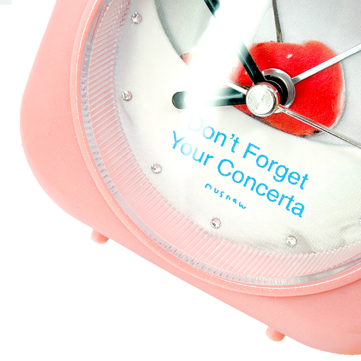 NUSNAW Don't Forget Your Concerta BUTTON CLOCK 너스나우 버튼 탁상 알람시계