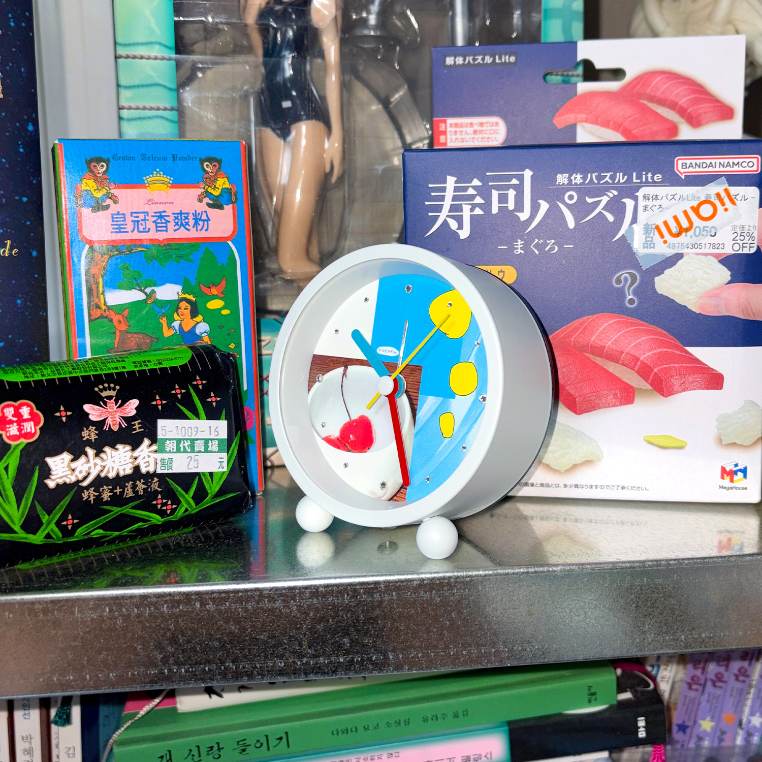 NUSNAW CHERRY MINI CLOCK 너스나우 체리 미니 탁상시계