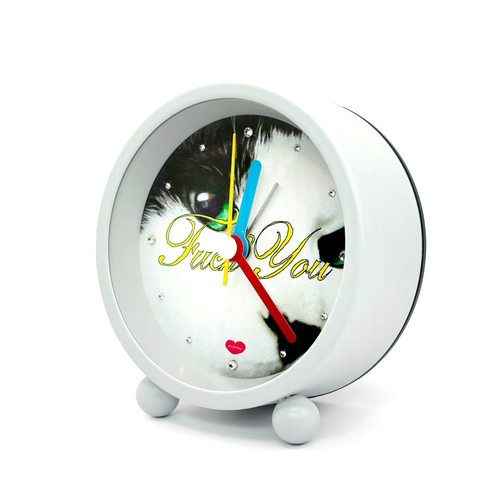 NUSNAW BONG-GU MINI CLOCK 너스나우 봉구 고양이 미니 탁상시계