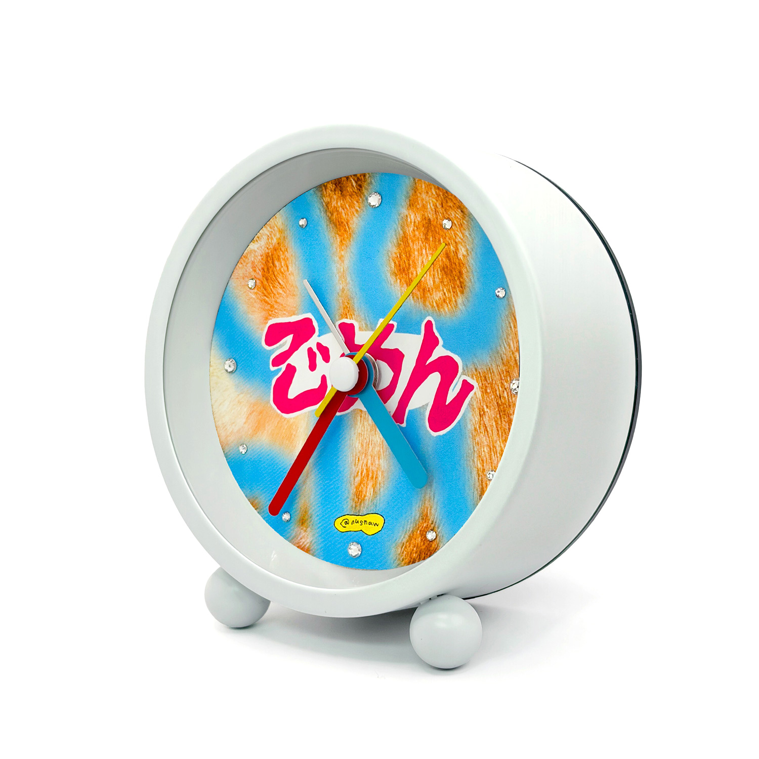 NUSNAW GOMEN MINI CLOCK 너스나우 고멘 고양이 미니 탁상시계