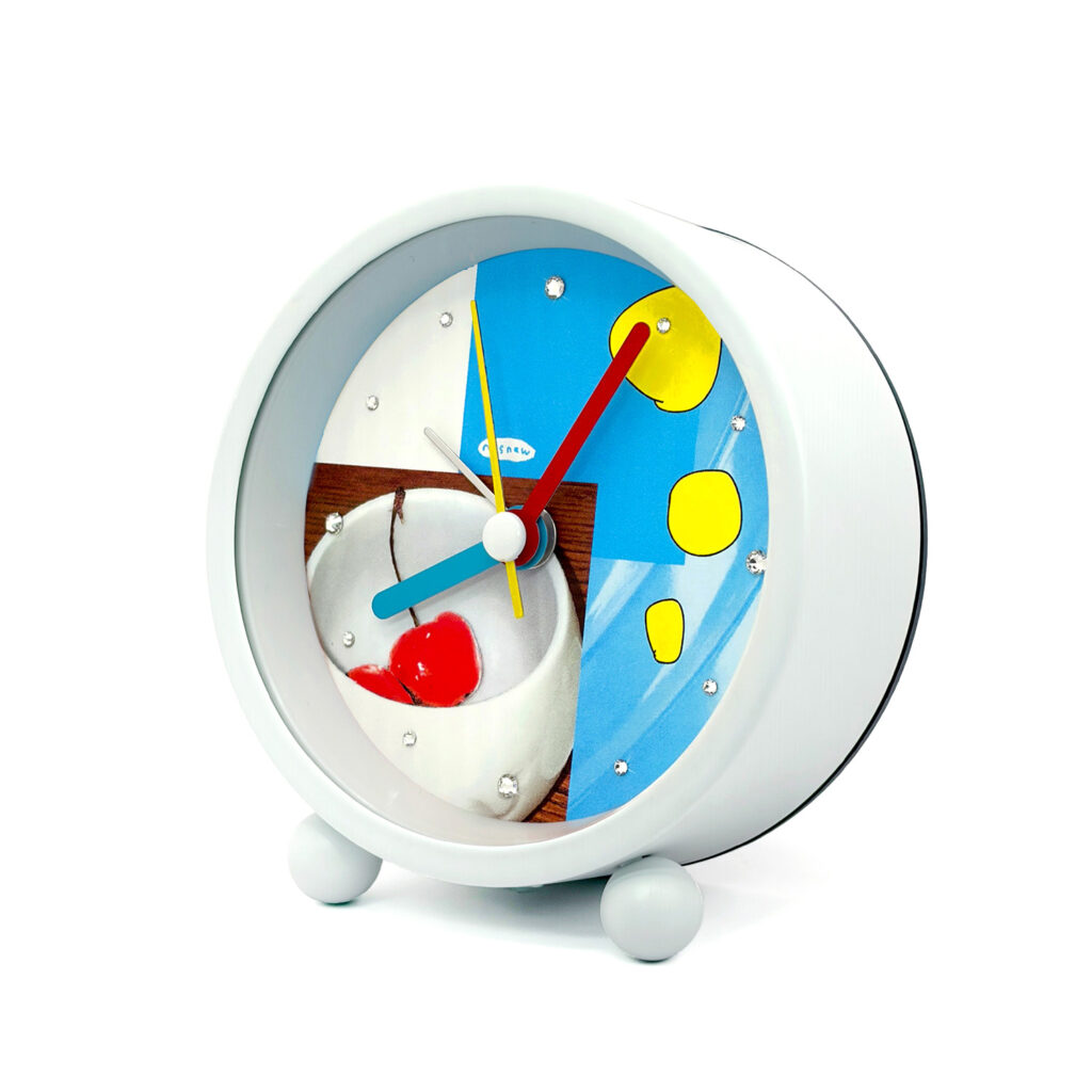 NUSNAW CHERRY MINI CLOCK 너스나우 체리 미니 탁상시계