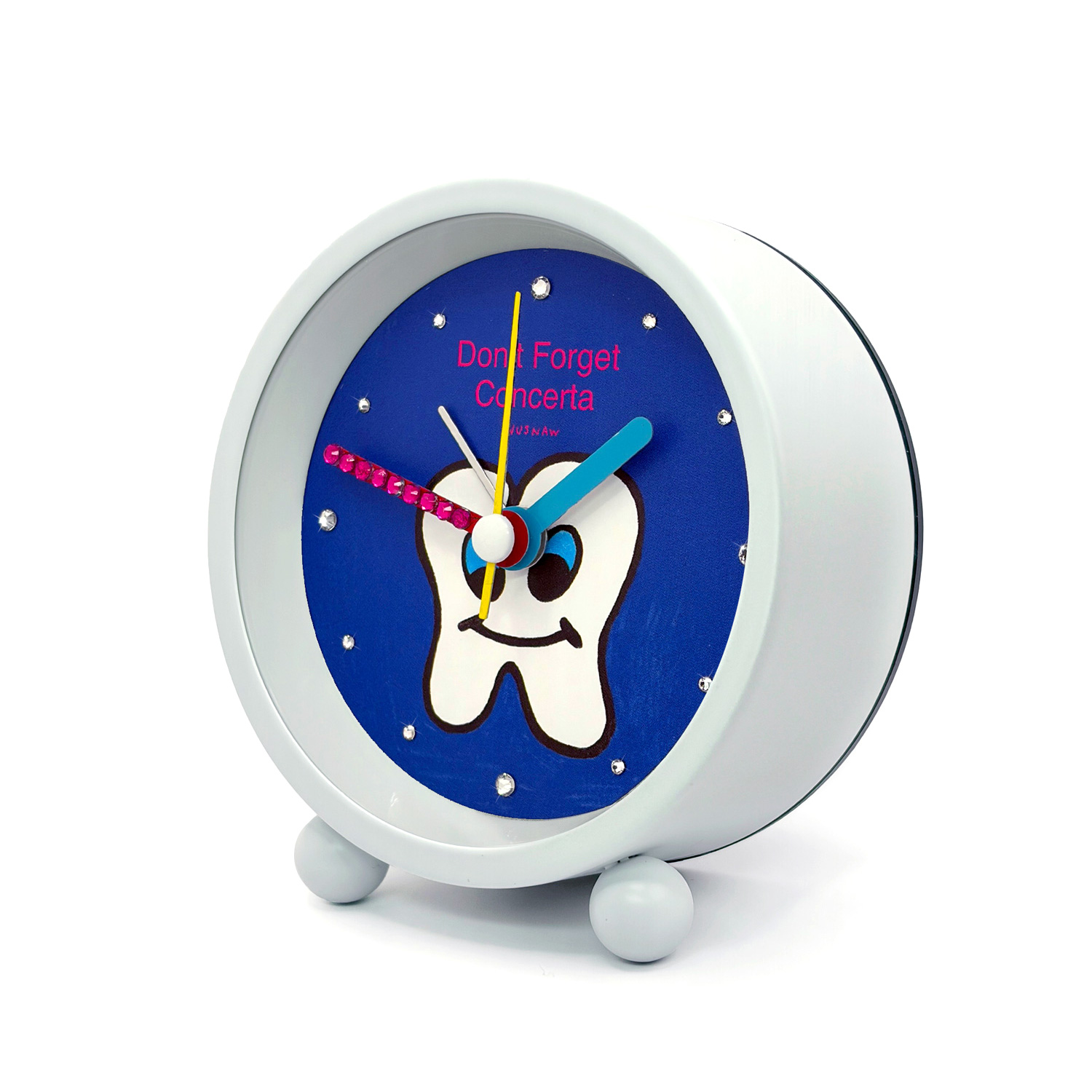 NUSNAW TEETH MINI CLOCK 너스나우 대만 이빨 캐릭터 미니 탁상시계