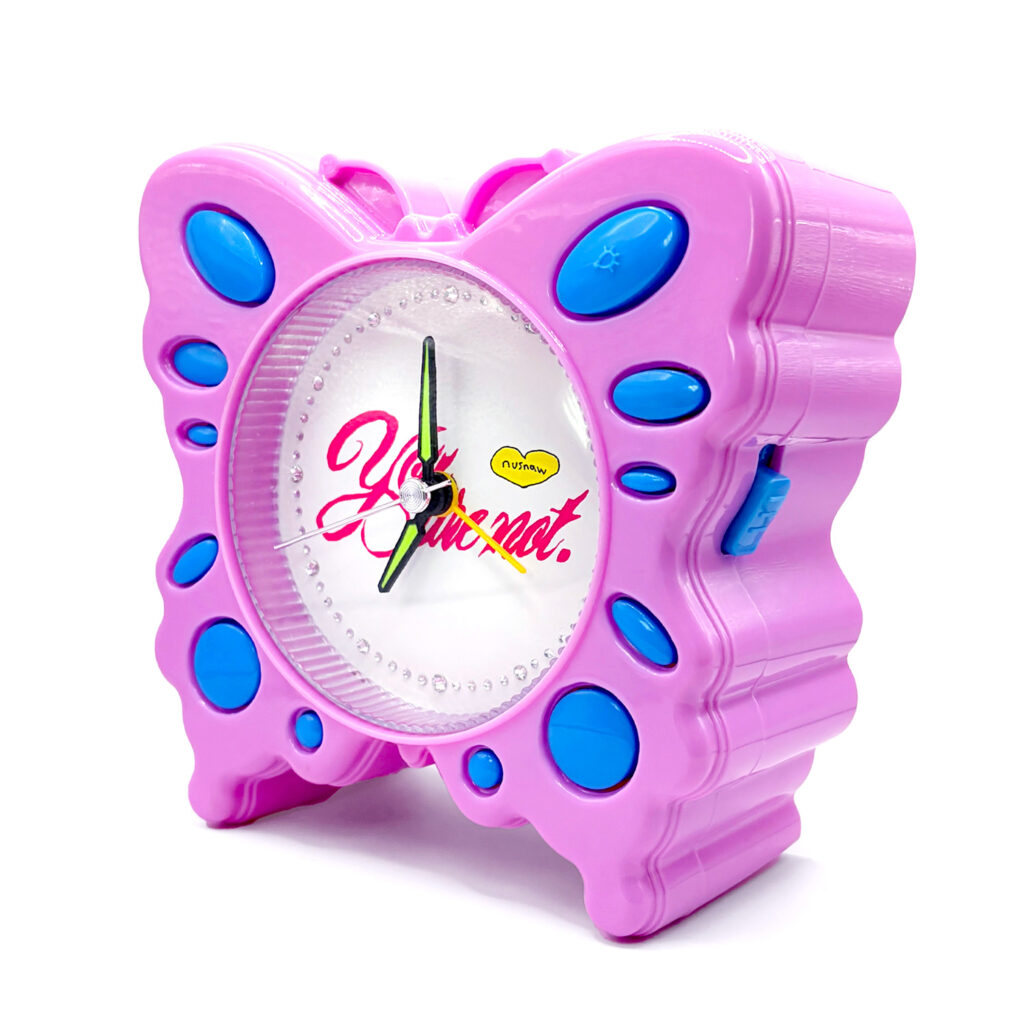 NUSNAW BUTTERFLY CLOCK 너스나우 나비 시계 (ORCHID)