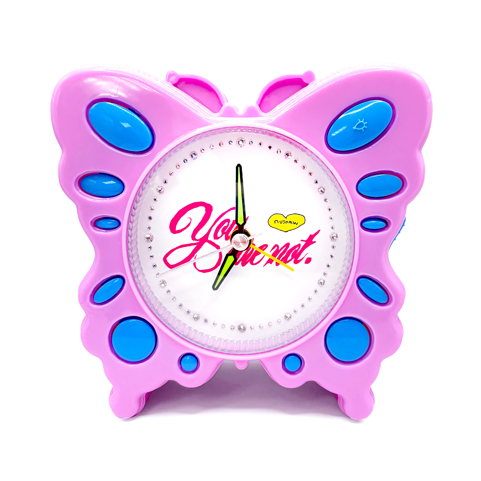 NUSNAW BUTTERFLY CLOCK 너스나우 나비 시계 (ORCHID)