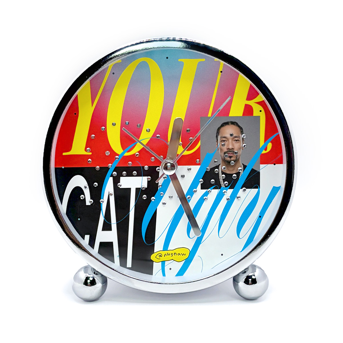 DOGG MIRROR CLOCK by nusnaw